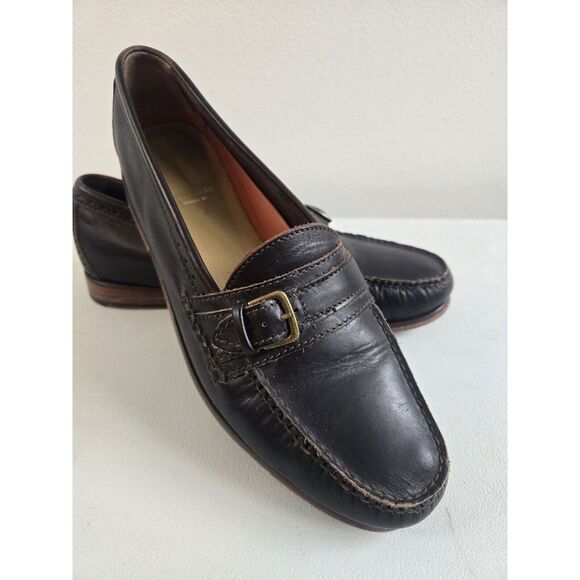 Cole Haan Other - COLE HAAN GRAND OS PINCH HAND SEWN BROWN BUCKLE‎ PENNY LOAFER SHOES MENS 10